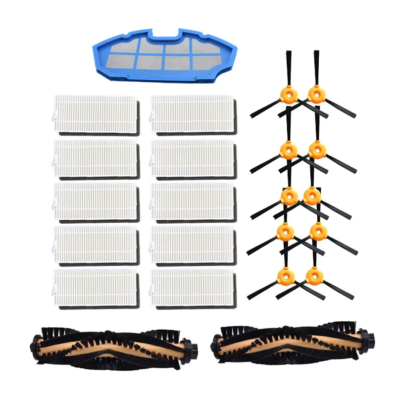 Робот аспиратор Hepa фильтр боковая щетка основной крышка щетки для recambios CONGA EXCELLENCE