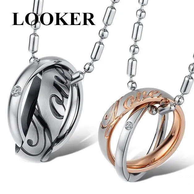 Ожерелье LOOKER стразы из нержавеющей стали 316L недорогие ювелирные изделия новые