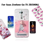 Чехол с рельефным рисунком для Asus Zenfone Go TV ZB500KL, 5,0 дюйма, мягкая задняя крышка телефона из ТПУ, чехлы с 3D стерео рисунком, красочные милые чехлы