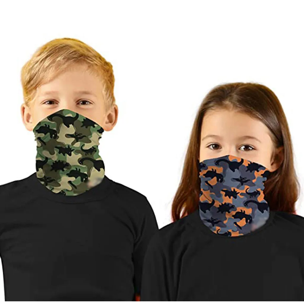 Детская бандана для улицы 2 шт. шейный шарф Солнцезащитная маска лица