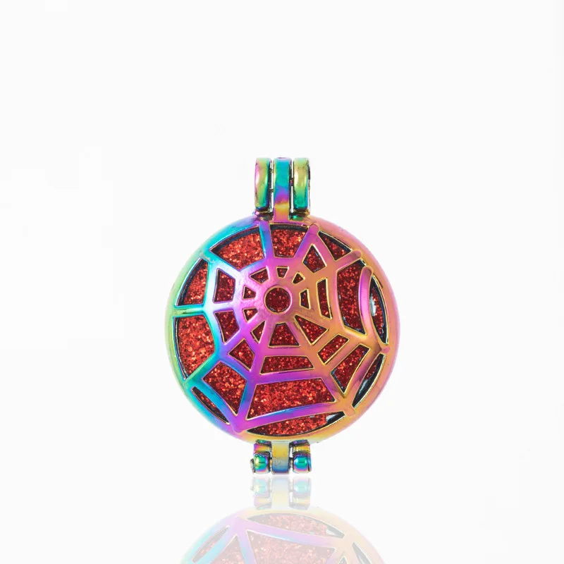 

New Creative Style Aroma Flowers Necklace Retro Open Hollow Pendant Perfume Oil Diffuser Exquisite Locket Exquisite Gift Jewelry