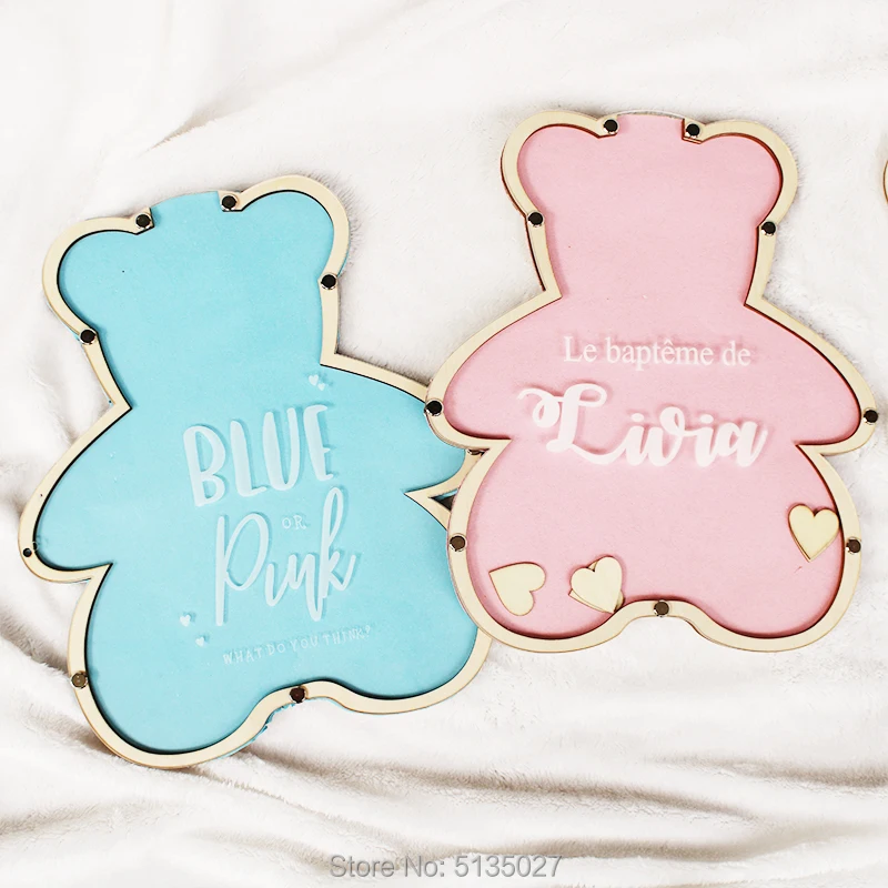 Гостевая книга Тедди мишка с пожеланиями на крестин vows медведь гостевая крестины