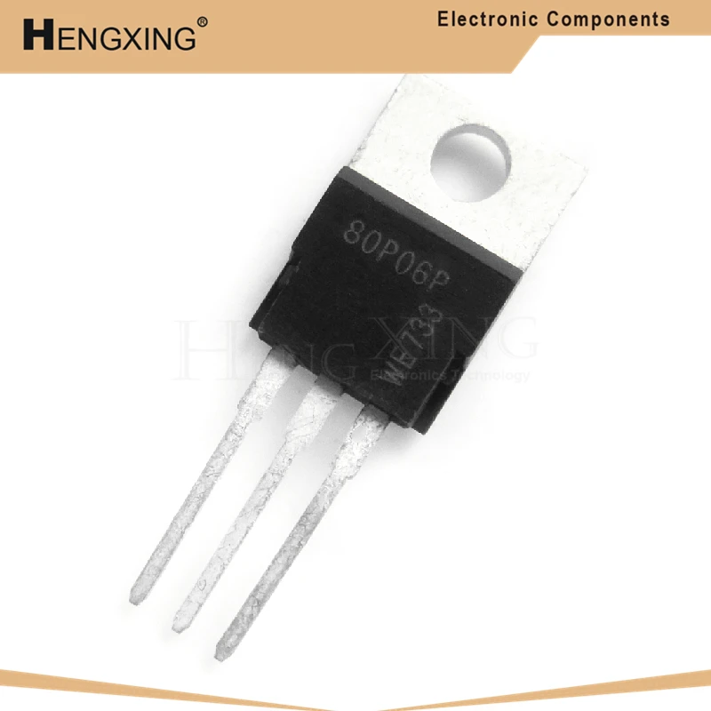 

10 шт SPP80P06P SPP80P06-220 60V 80A новый оригинальный в наличии