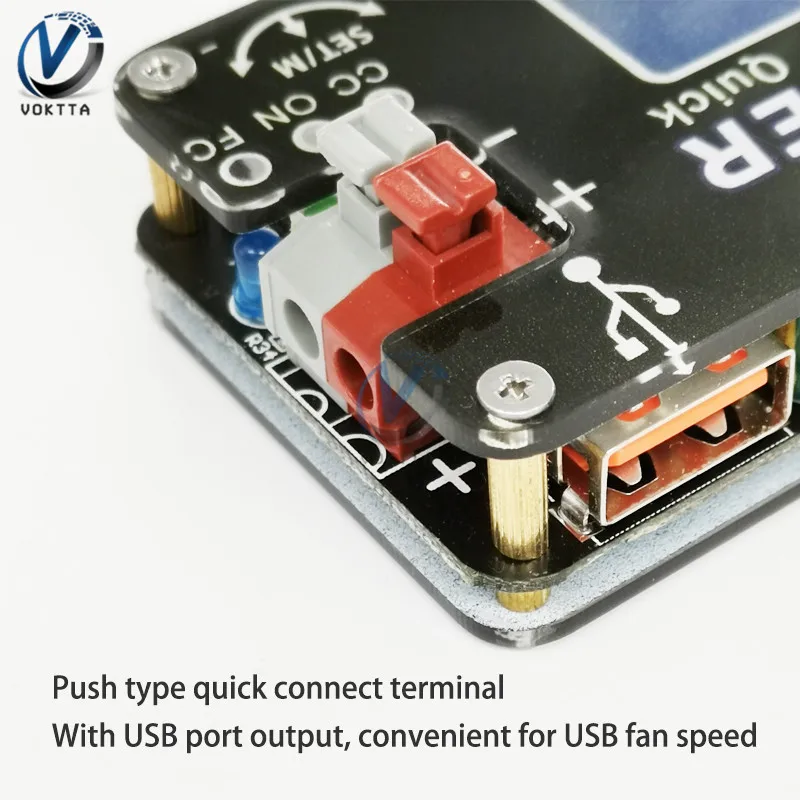 Регулируемый USB-модуль питания с цифровым управлением 2 а/15 Вт источник QC2.0 3 0