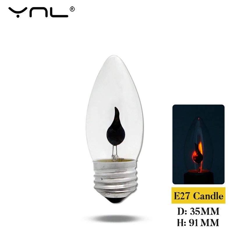 

Светодиодная лампа-свеча YNL E14/E27