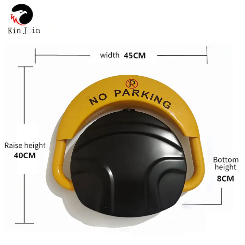 KINJOIN Automobile Intelligent Remote Control Parking Lock Thickened Collision Garage Automatic Induction System | Безопасность и