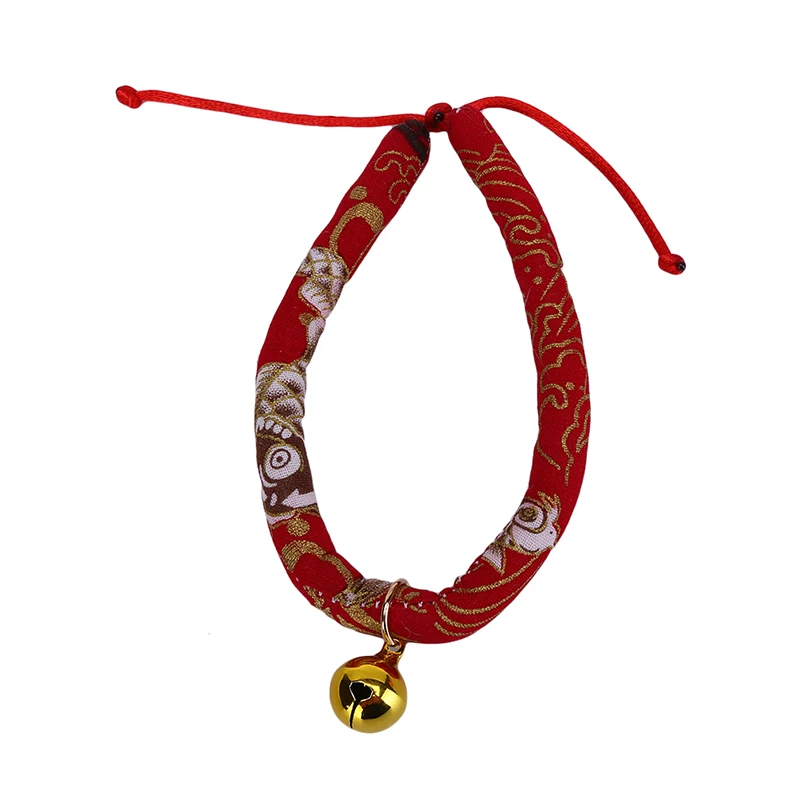 Ошейник для кошек и собак ювелирный ошейник в японском стиле регулируемый