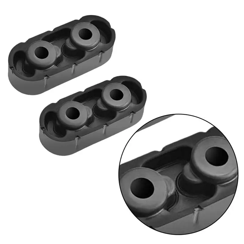 2 шт. модификация два отверстия подвеска резиновый глушитель наконечники