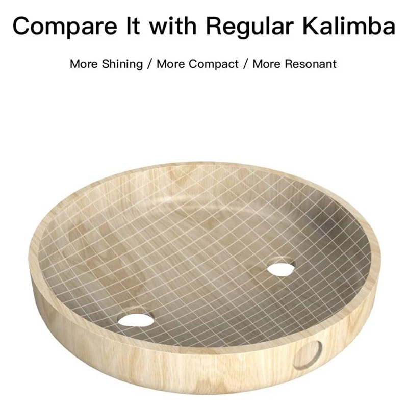 

Kalimba TOM 17 Key Thumb Piano Animal Wood Kalimba with Silicone Cover Gift