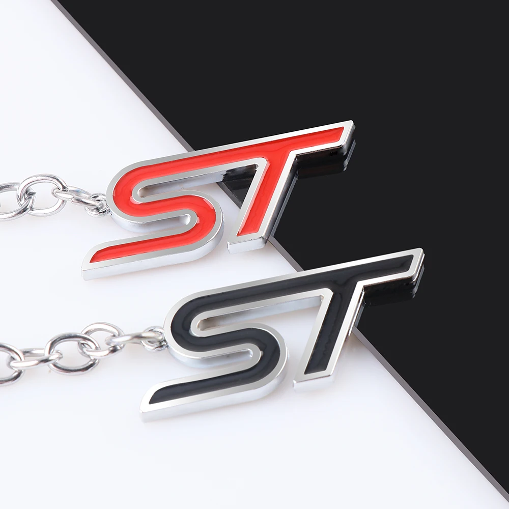 Автомобильный Стайлинг кольцо для ключей металлический брелок Ford ST RACING Focus 2 3 Fiesta