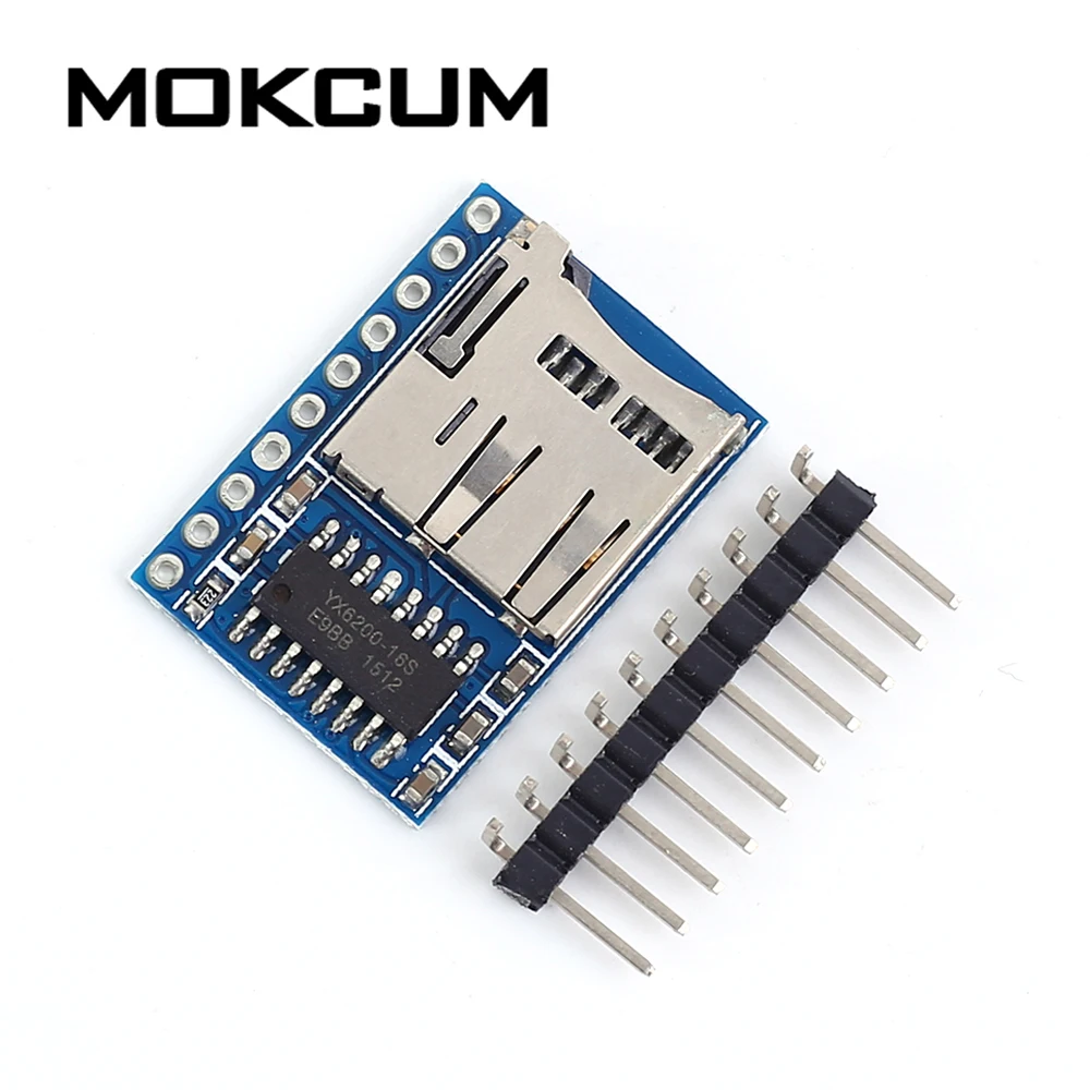 MP3 MAV UART модуль преобразователя голосовой аудио контроллер Поддержка DC 3 V 5V вход