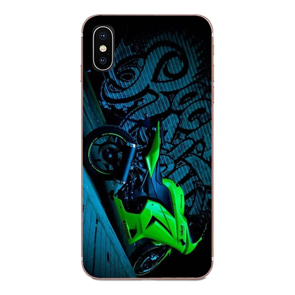Мягкий мобильный телефон Kawasaki ниндзя Zx R спортивный мотоцикл для Apple iPhone 11 Pro X XS Max
