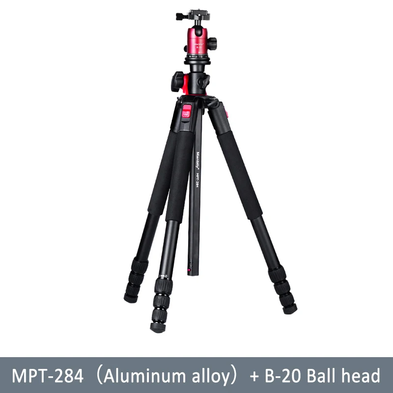Manbily MPT-284 Штатив Профессиональный Многофункциональный горизонтальный центрирование фотографии Треугольный Кронштейн для цифровых зеркальных камер - Цвет: MPT-284 add B-20