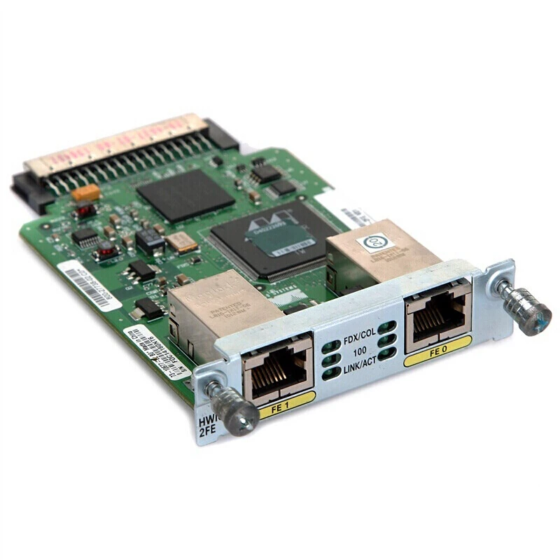 

HWIC-2FE Two 10/100 routed port HWIC