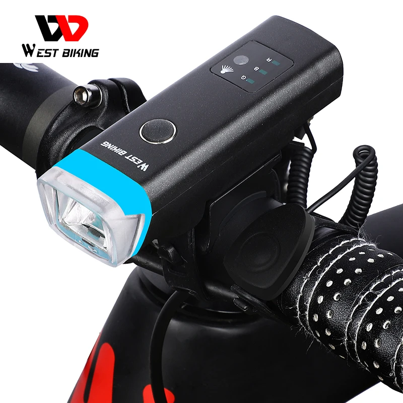 Водонепроницаемый велосипедный светильник WEST BIKING Интеллектуальная