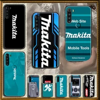 toolbox makitas phone case for xiaomi redmi note 7 7a 8 8t 9 9a 9s 10 k30 pro ultra black luxury waterproof 3d shell soft prime