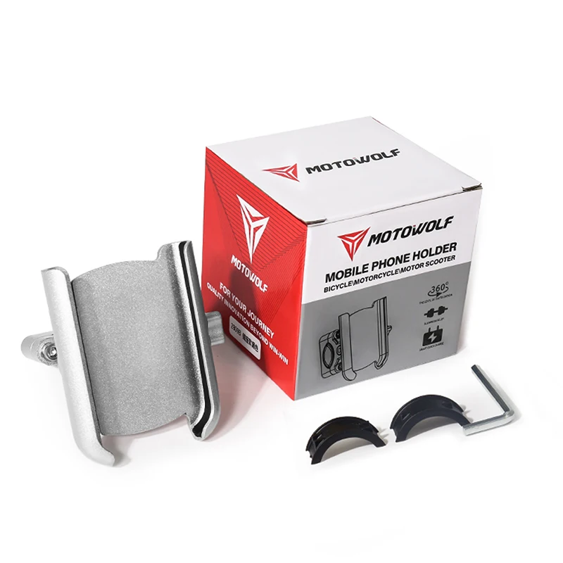 Держатель для телефона MOTOWOLF мотоциклетная зарядка поддержка мотоцикл четыре