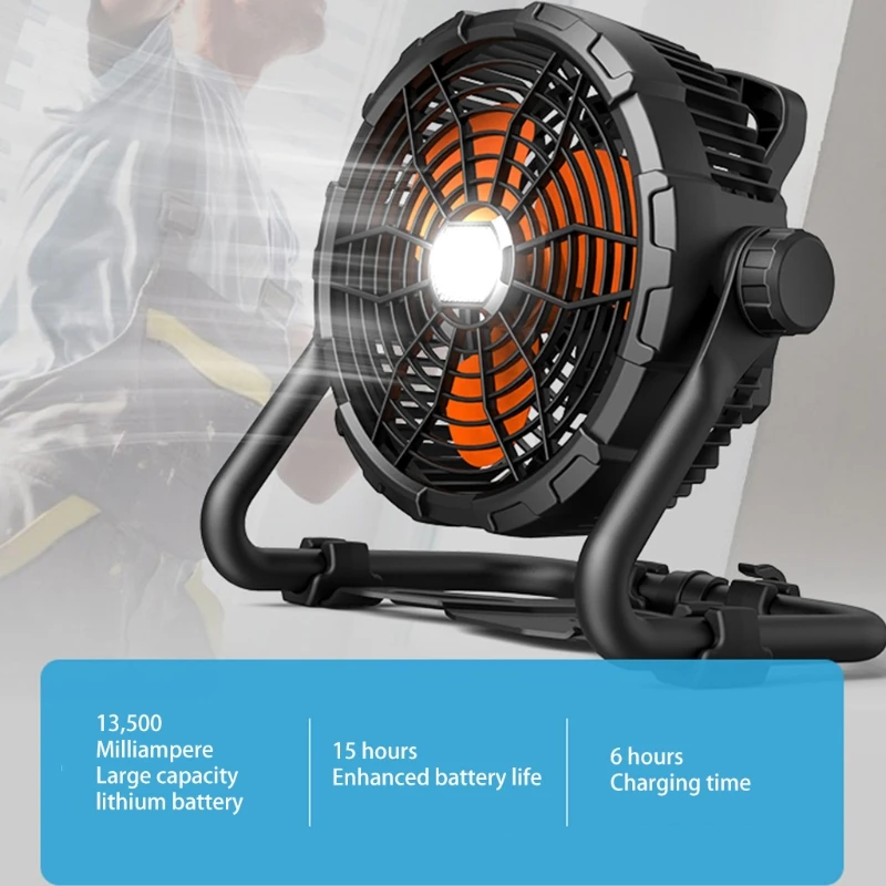 

Portable Desk Fans Personal Cooling Fan Table Fan Desktop Fans Portable Fans Power Bank and LED Table Lamp Fan