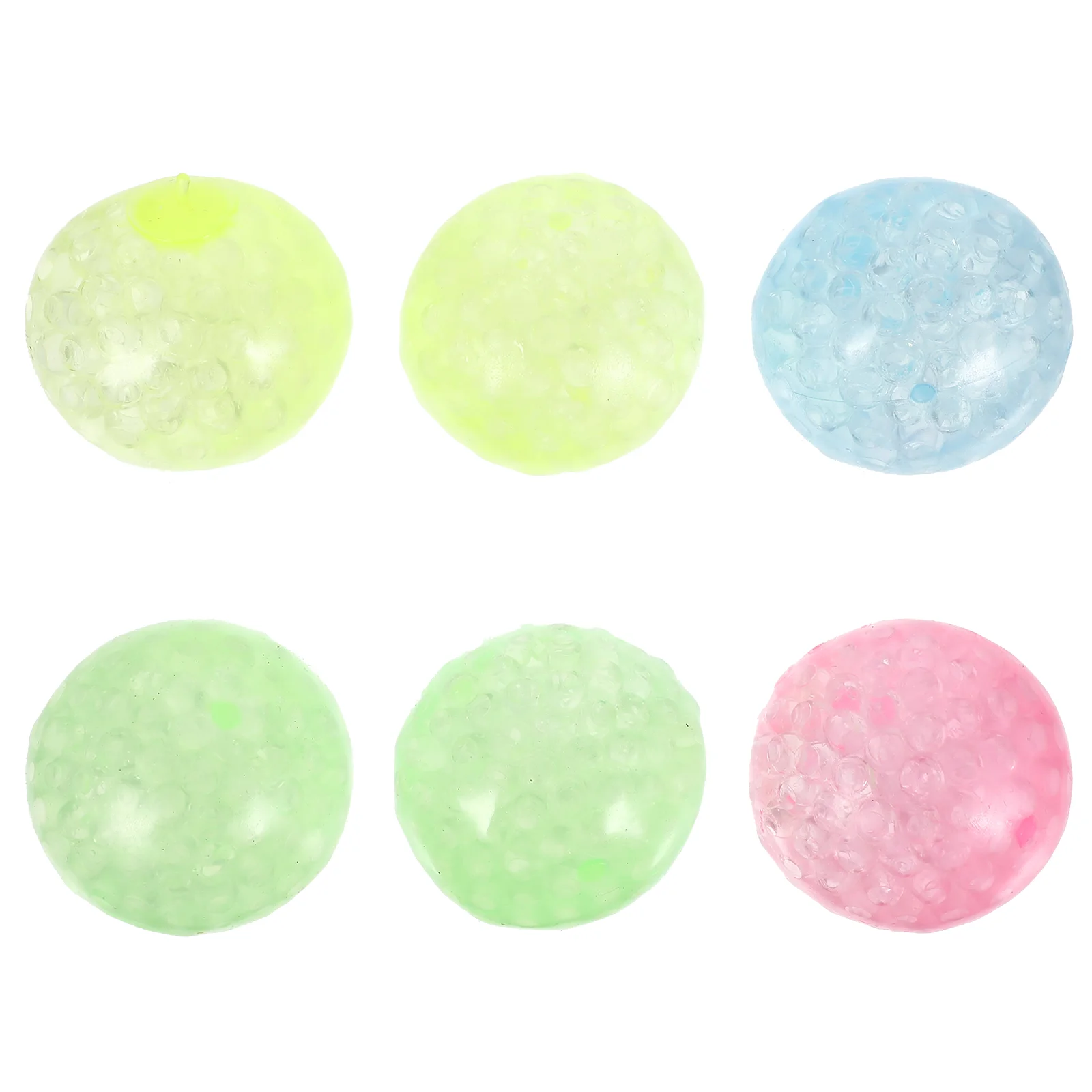 

6pcs Tear-Resistant Wall Sticky Balls Luminescent Kid's Fun Toys