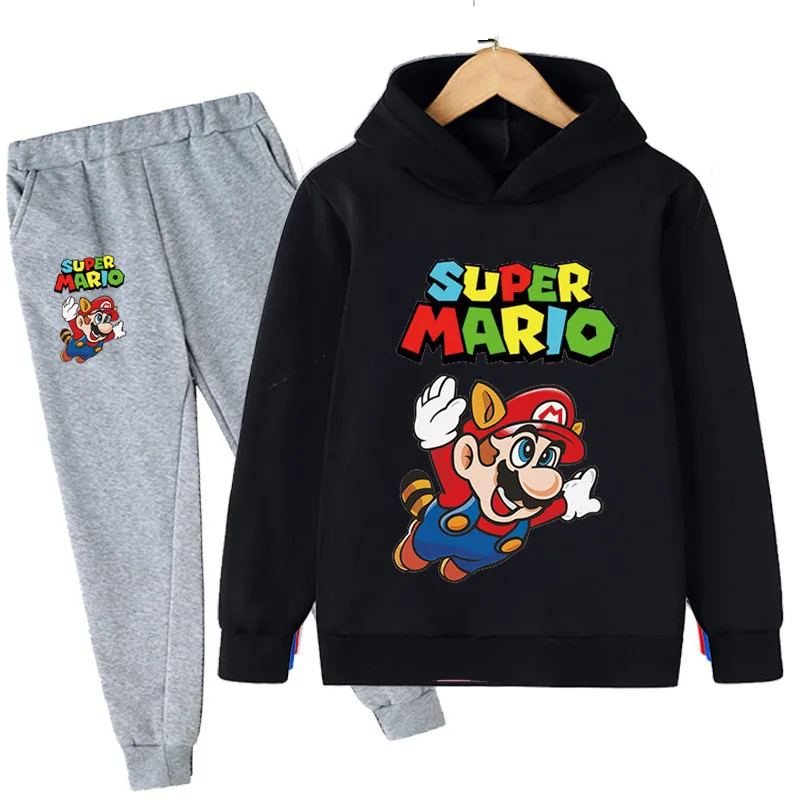 

4-14Y Kids Boys Hoodies+Pants Sets New Autumn Baby Cotton Tops Clothing Toddler Fashion Casual Sweatshirt Suit Children Clothes