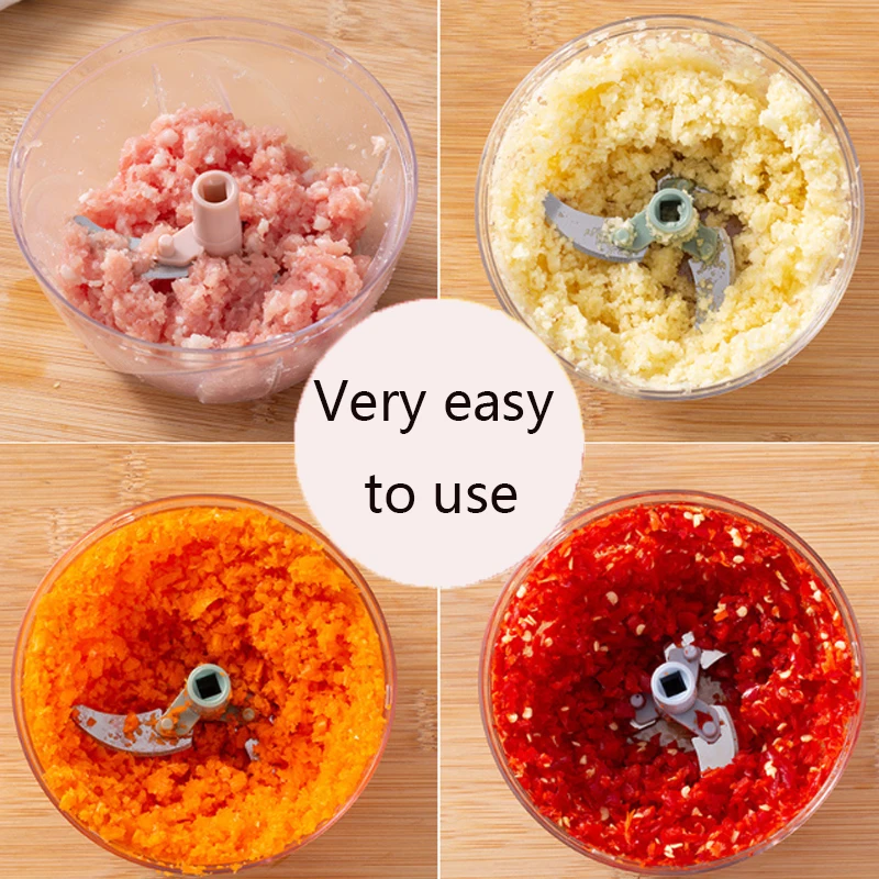 500/900 мл портативная ручная мясорубка измельчитель фруктов овощей слайсер