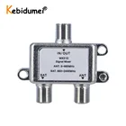 2 в 1 2-полосный спутниковый сплиттер тв сигнальный спутник Sat коаксиальный диплексор комбинированный сплиттер комбинированные соединители кабельный переключатель