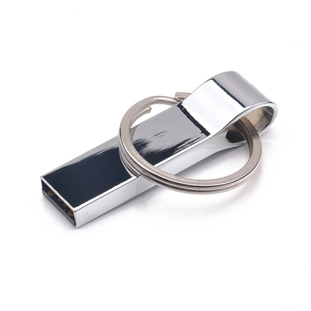 Креативный USB флеш-накопитель 128 г портативный внешний накопитель памяти водонепроницаемый пылезащитный u-диск с кольцом для ключей