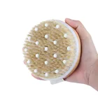 2 в 1, спа-щётка с мягкой натуральной щетиной