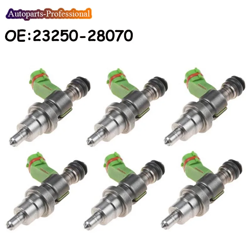 

6 шт. новый топливный инжектор для Toyota 1AZ-FSE D4 AVENSIS Φ 2,0 RAV4 Avensis 2325028070 23250-28070 23209-29065 2320929065
