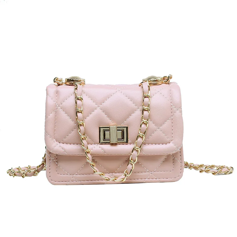 

2021 New Brand Design Shoulder Bags For Women Fashion Lingge Chians Handbag Small square bag Ladies Luxury Elegant Crossbody Bag