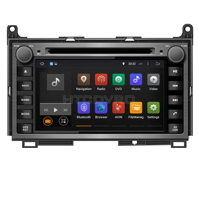 YMODVHT 7 дюймов 4G Восьмиядерный Android 9 0 1 автомобильный dvd плеер для Toyota Venza 2008 GPS