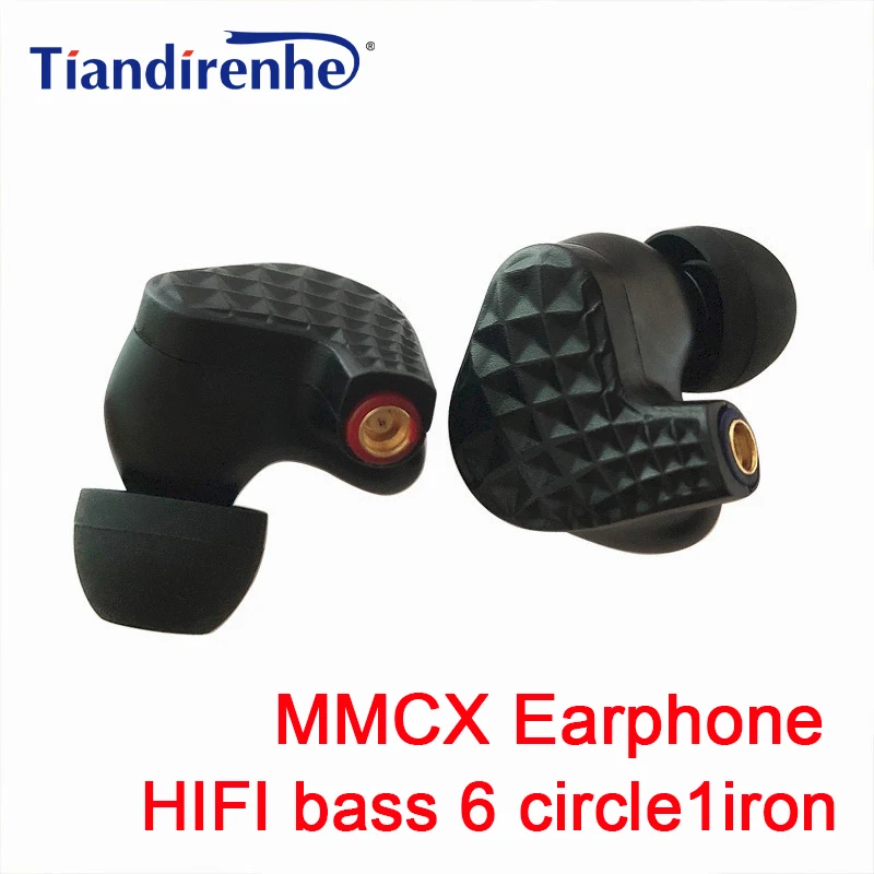 Новые гибридные стереонаушники 6BA + 1DD MMCX HIFI наушники на заказ DJ монитор гарнитура