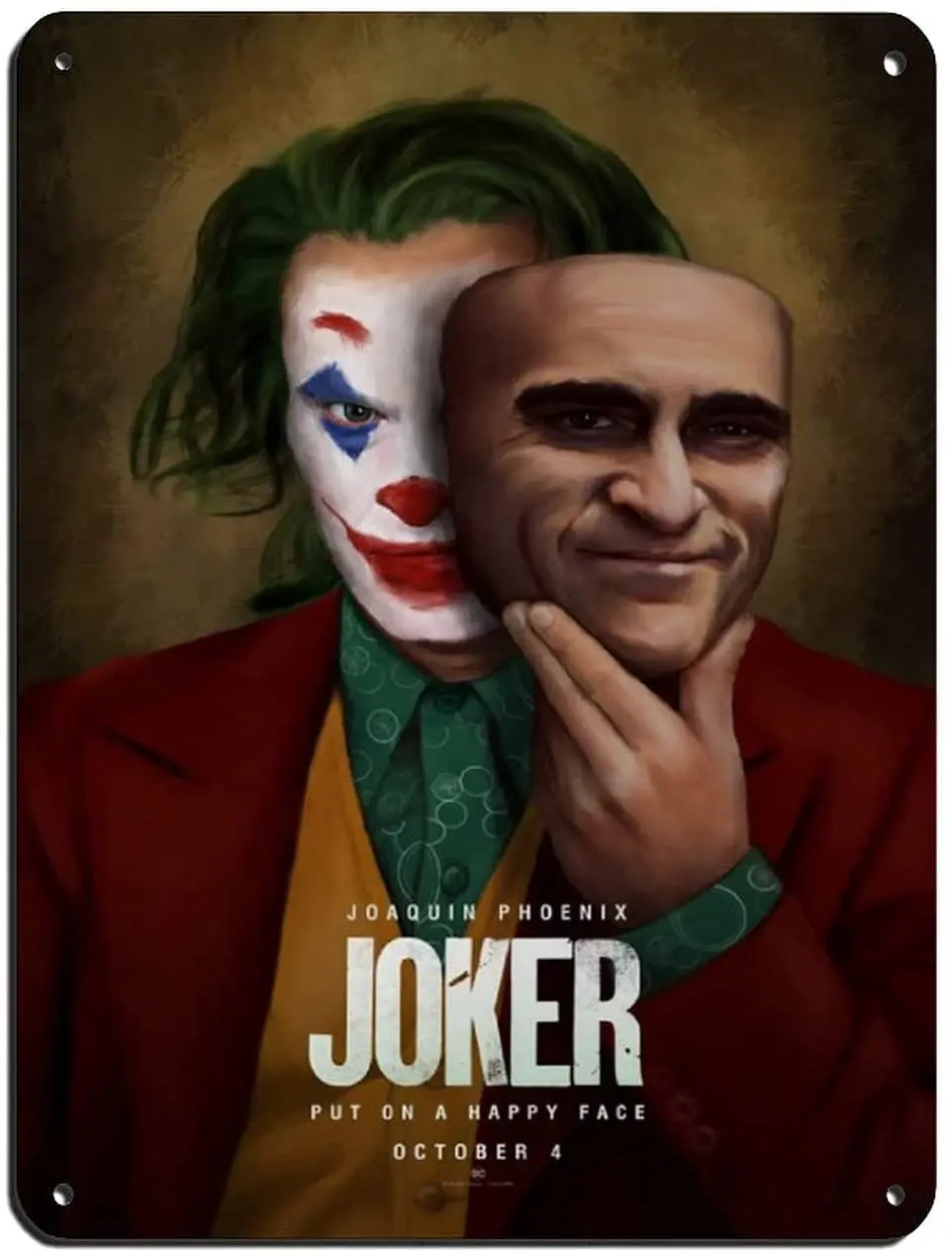 

Classic Horror High Score Movie Joker Art Poster 35 Tin Sign Vintage Metal Pub Club Cafe bar Home Wall Decoration Poster Retro