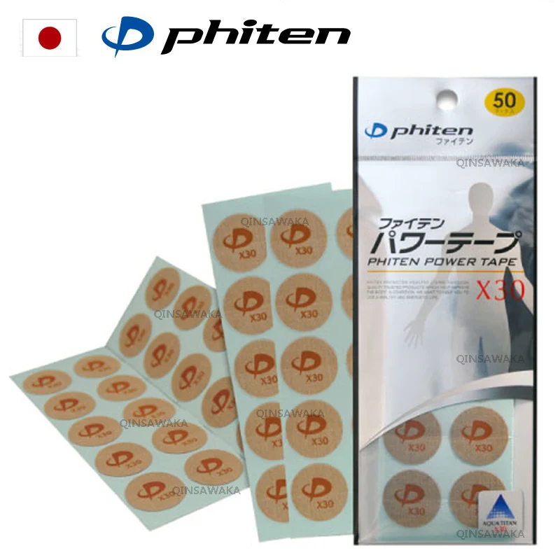 50/70 шт. Сделано в Японии PHITEN Титан Мощность лента X30 облегчит контроль натяжения