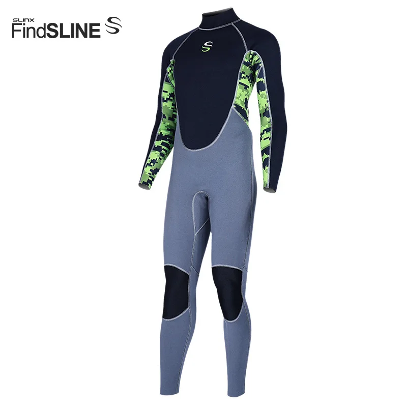 Мужской Цельный гидрокостюм Slinx из неопрена суперэластичный облегающий костюм