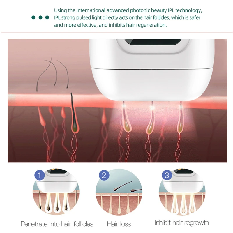 CkeyiN 990000 вспышек IPL постоянное удаление волос лазерный эпилятор для