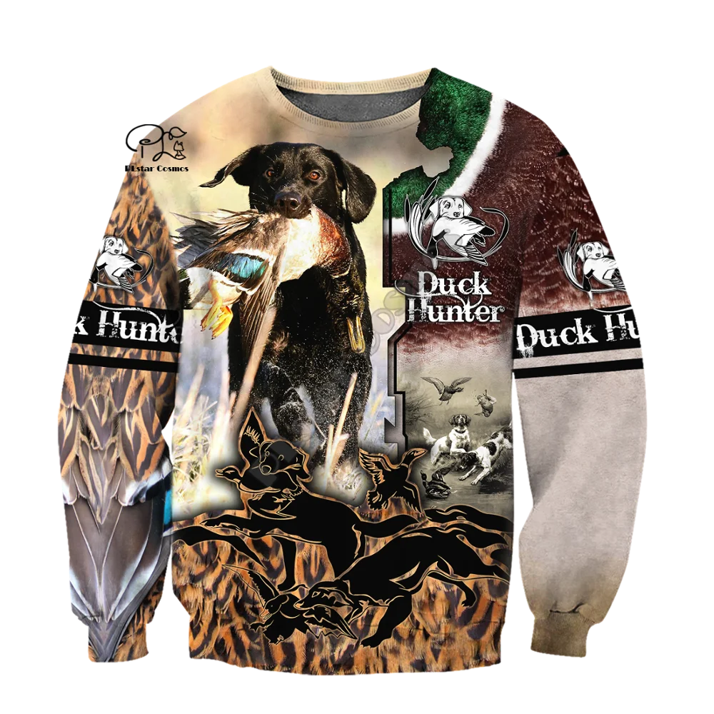 

PLstar Cosmos 3DPrint Hunting Hunter Camo Dog Animal Unisex Harajuku Streetwear Man/Woman Funny Zip Hoodies/Sweatshirt-a5