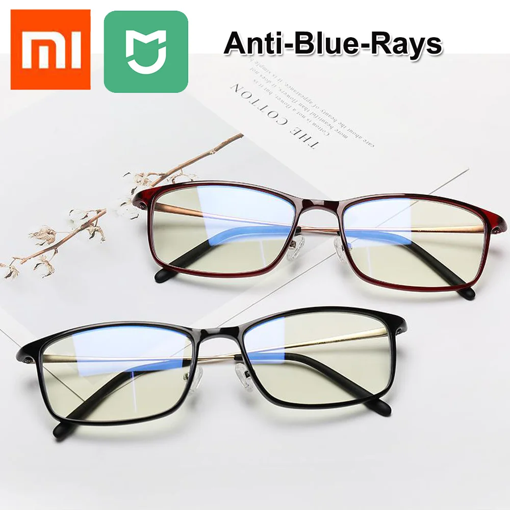 

Original Xiaomi Mijia 40% Anti-Blue-ray Glasses TR90 Frame Anti-Fatigue Goggles Men's and Women's Glasses