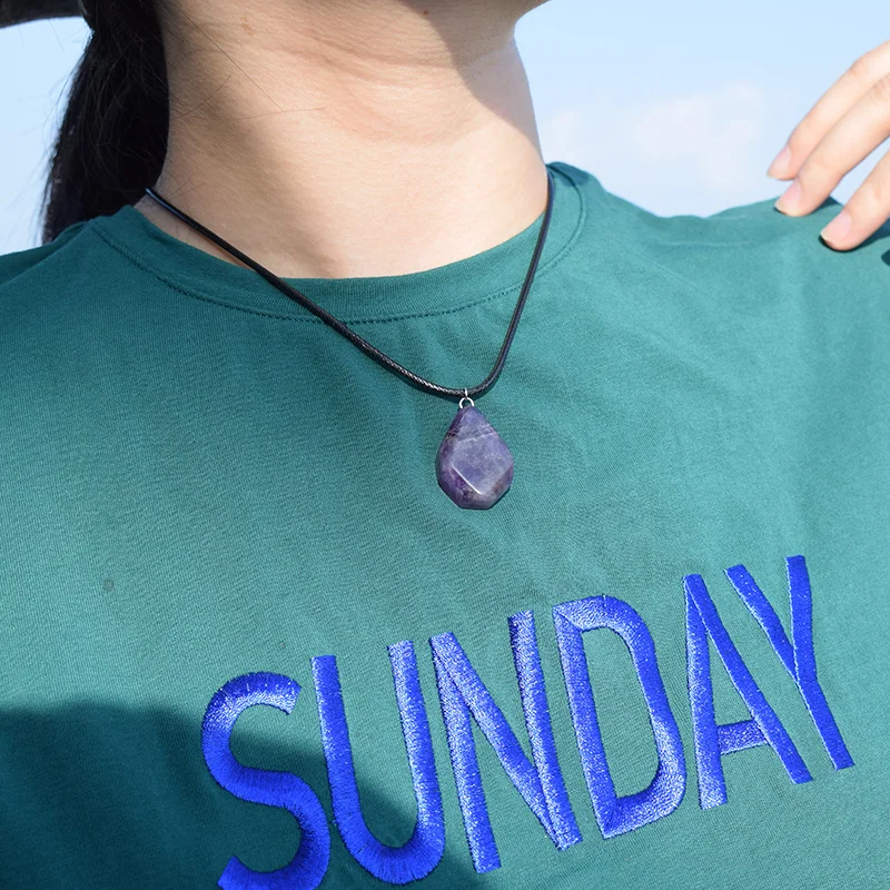 Модное ожерелье из натуральной кожи женские ожерелья и подвески неправильной