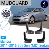 mudguards fit for hyundai elantra md 2011 2012 2013 2014 2015 2016 car accessories mudflap fender auto replacement parts