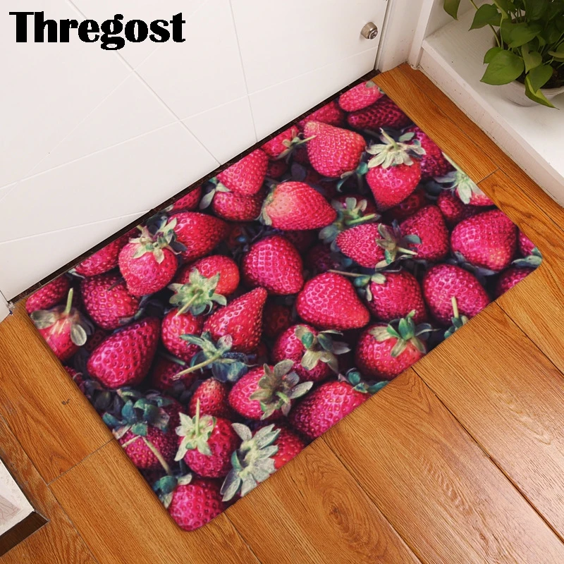 3D ковры фрукты коврики с принтом для лестницы небольшой ванной комнаты мягкий