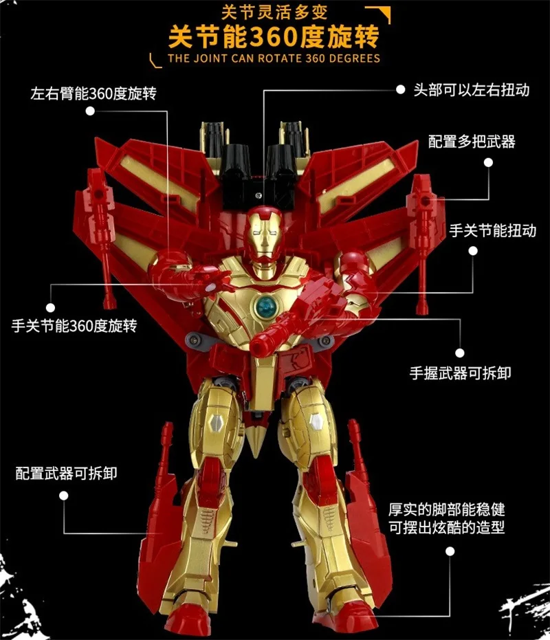 

Action Figure Model Toy Transformation Brawl Captain 3 Steel Eagle Large Aircraft Deformation Robot Toy Children's Gift