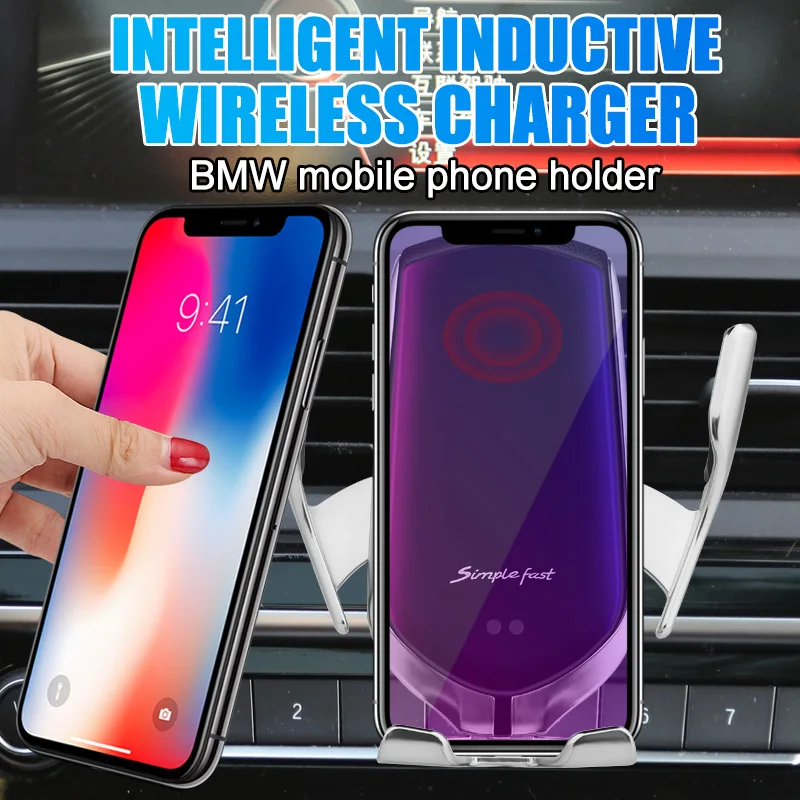 Фото Автомобильный мобильный телефон держатель для BMW 1 2 3 5 7 серии X1X2X3X4X5X6 2011 2019 GPS