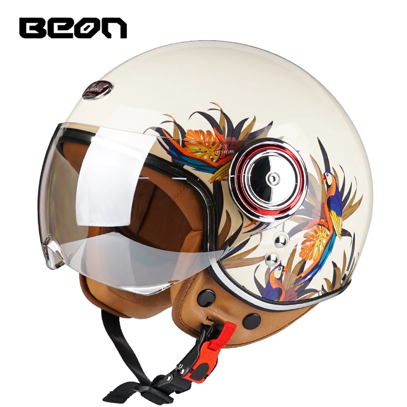 BEON B 110 открытым уход за кожей лица мотоциклетный шлем мотоцикл Casco Capacete Jet Винтаж