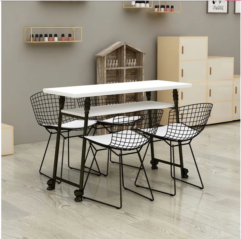 Двухслойный маникюрный стол стул для одного человека двух - Цена: 7 432,45 - 79 278,72 руб.