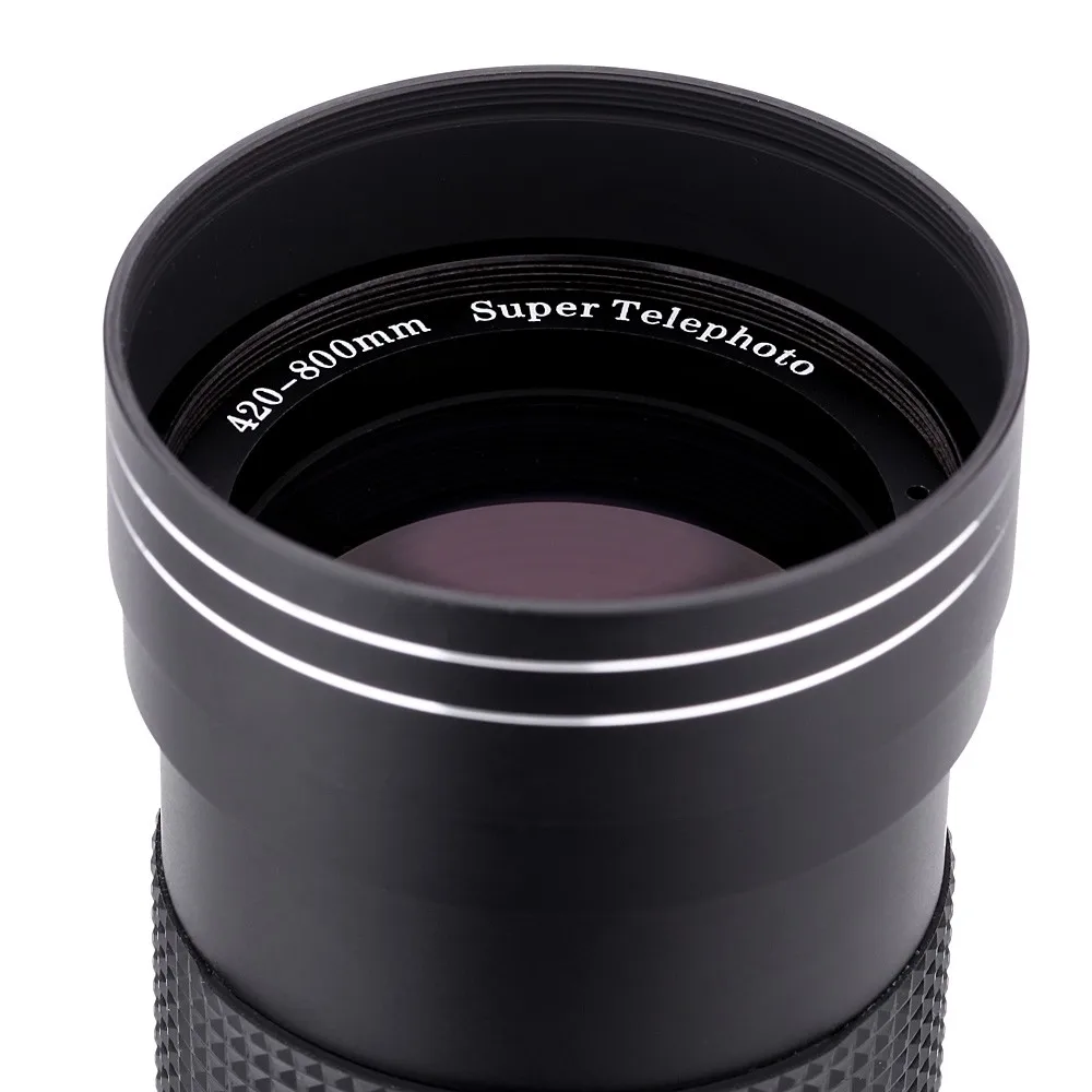 Lightdow 420 800mm F8.3 16 супер телеобъектив ручной зум объектив для Canon Nikon Sony Pentax DSLR Камера
