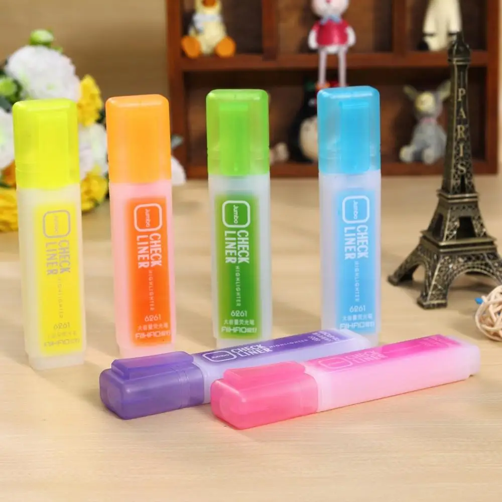 Рекламные маркеры хайлайтер акварельная ручка маркер 6 цветов рисование