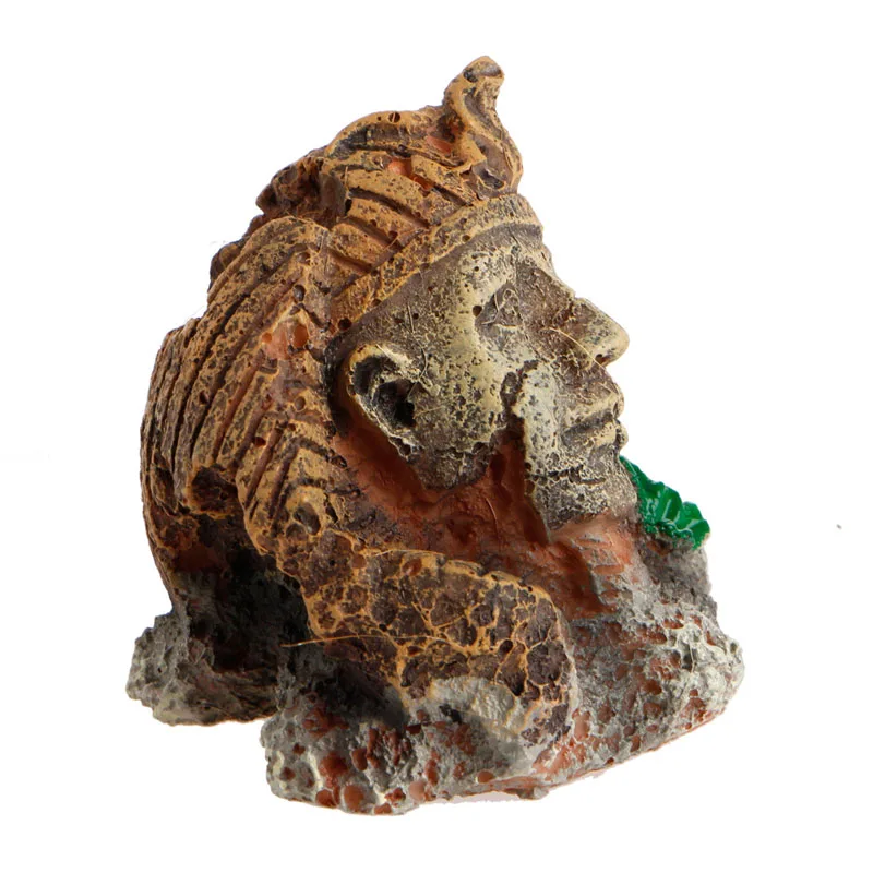 

Egyptian Pharaoh Ancient Sphinx Ruins Aquarium Ornament Fish Tank Decoration