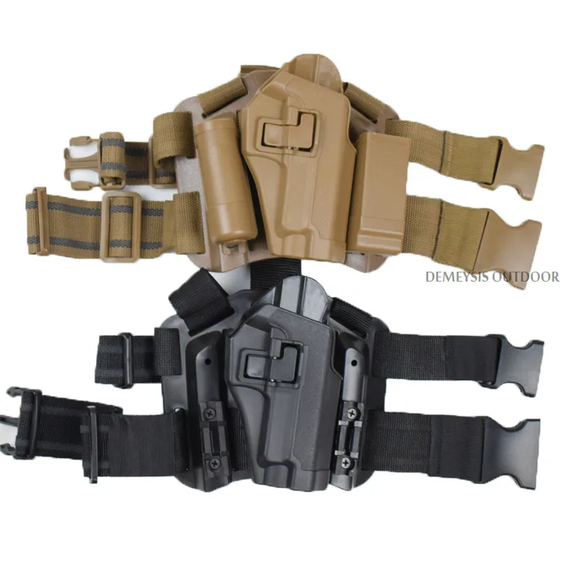 Военная Тактическая кобура для ног тренировочная облегающая с отделением