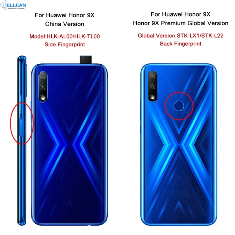 Рекламный Gobal для Huawei Honor 9X ЖК-дисплей премиум-класса сенсорный экран дигитайзер